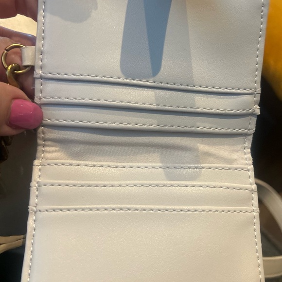 Rachel Zoe Cream Crossbody Bag with Studded Flap and Chain Strap - Picture 7 of 8